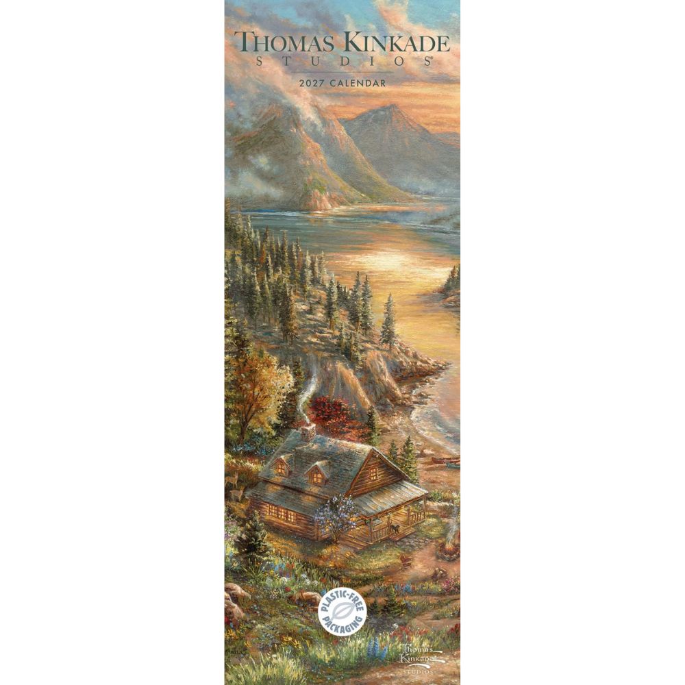 Otter House Kinkade, Studios Slim Calendar 2027