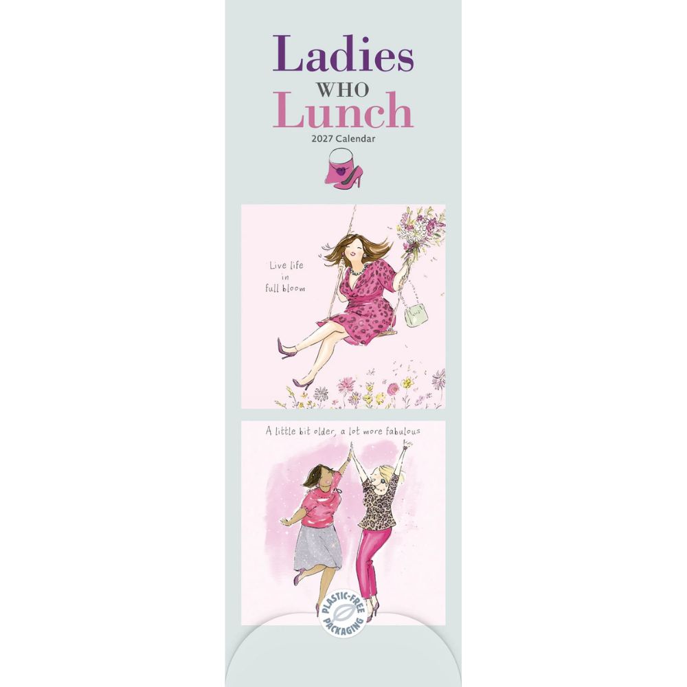 Otter House Ladies Who Lunch Slim Calendar 2027