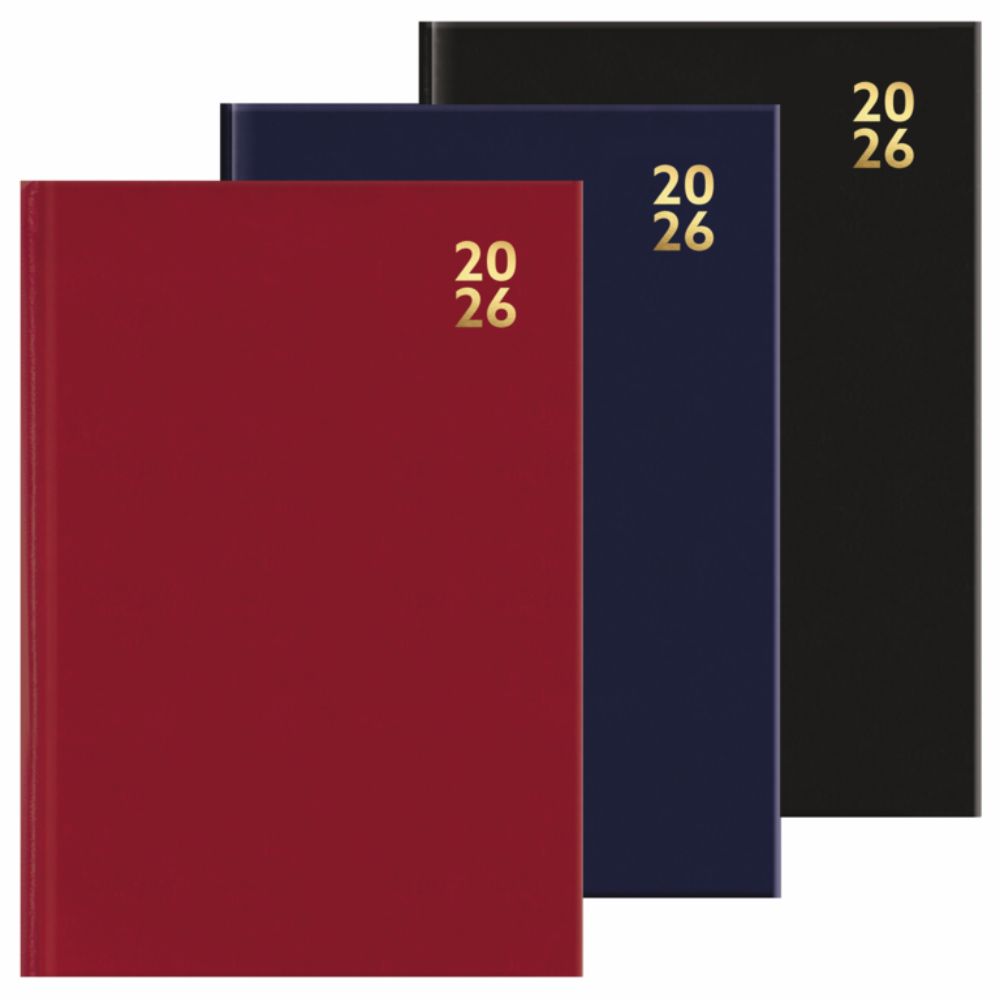 Ig Design A4 Hardback Week To View Diary 2026