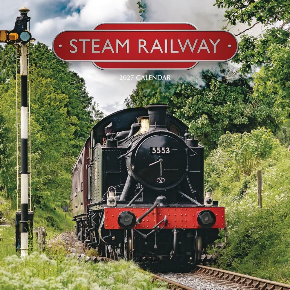 Otter House Steam Railway Wall Calendar 2027