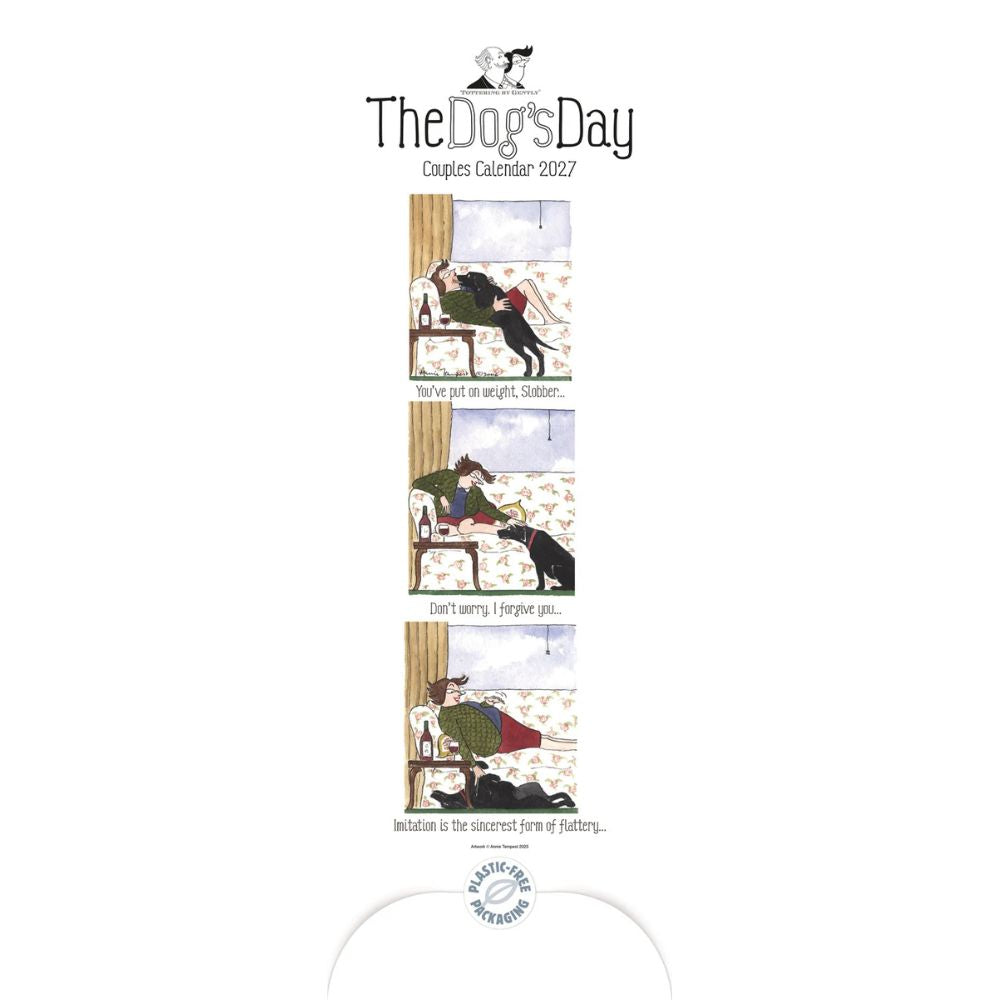 Otter House Tottering By Gently, Dogs Day Slim Calendar 2027