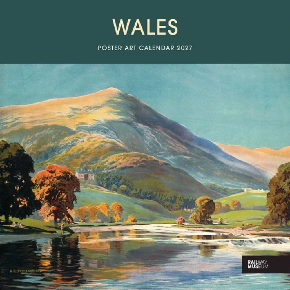 Otter House Wales Poster Art NRM Wiro Wall Calendar 2027