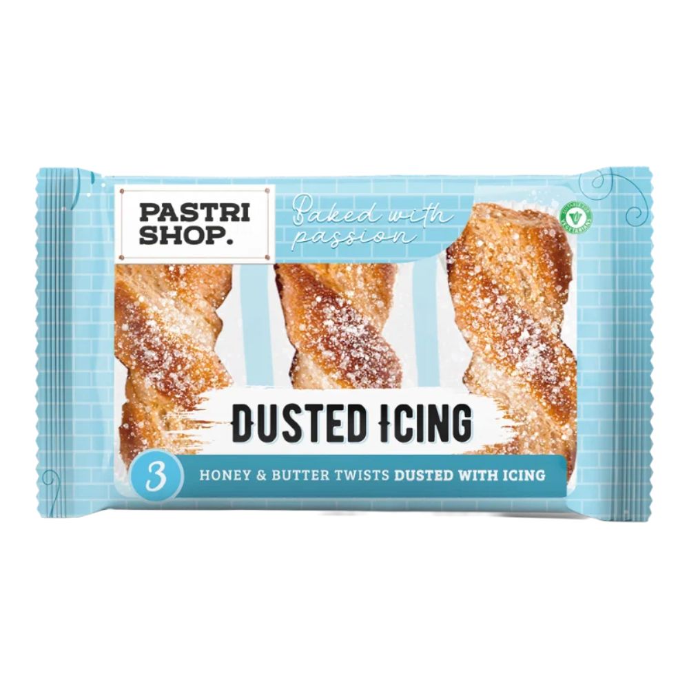 Pastri Shop 150g Dusted Icing Twists (3 Pack)