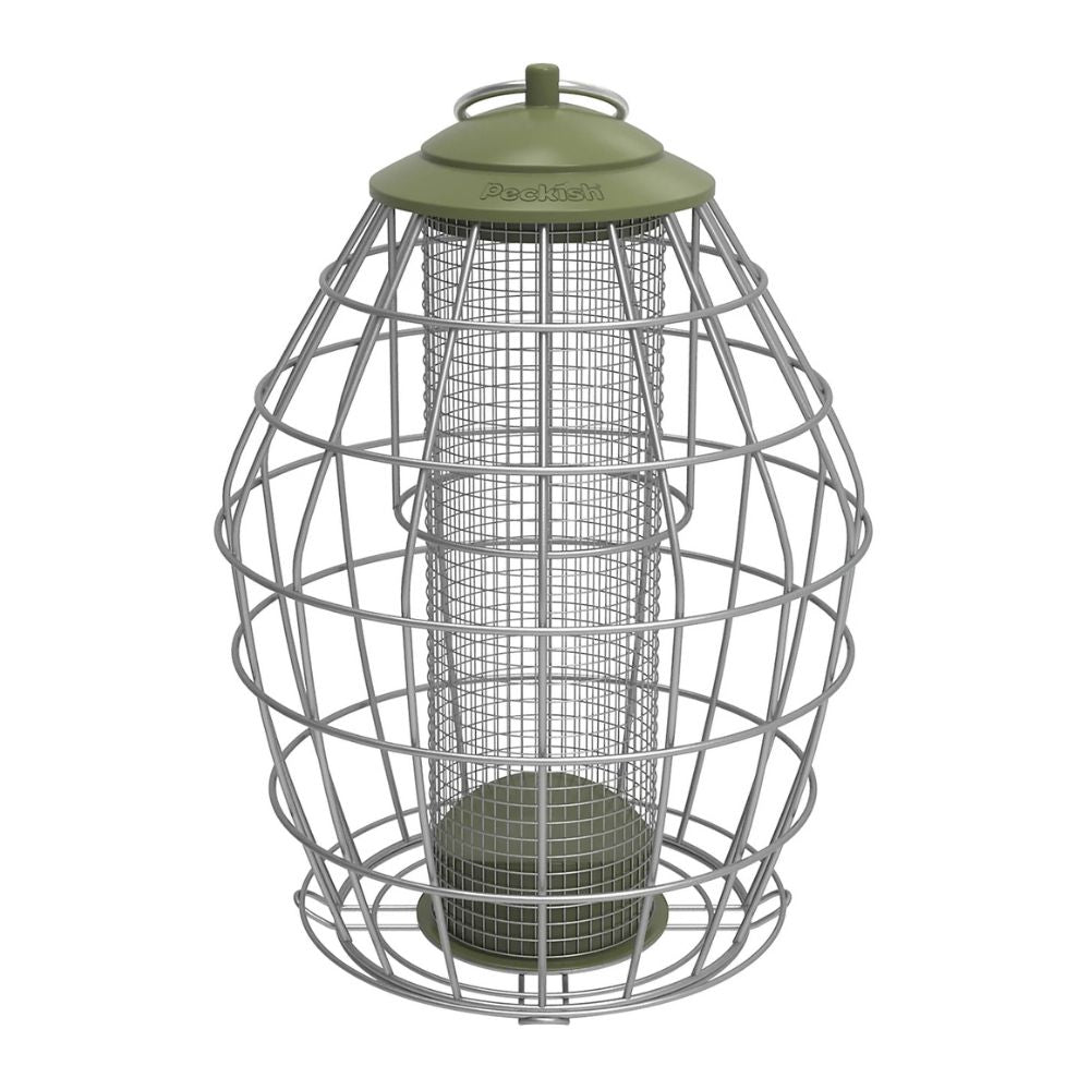 Peckish 27cm Canto Metal Peanut Squirrel Proof Bird Feeder