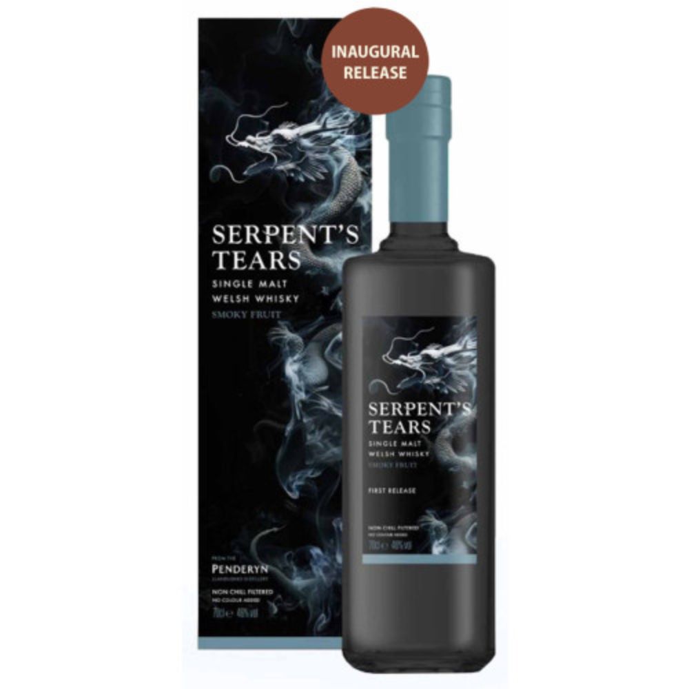 Penderyn 70cl Serpent's Tears Single Malt Welsh Whisky (46%)