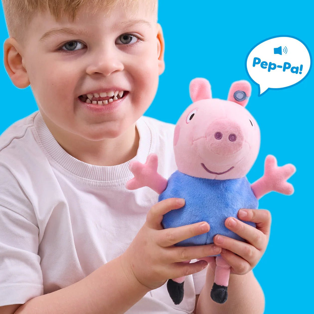 Peppa Pig Talking George Soft Toy - Old Railway Line Garden Centre