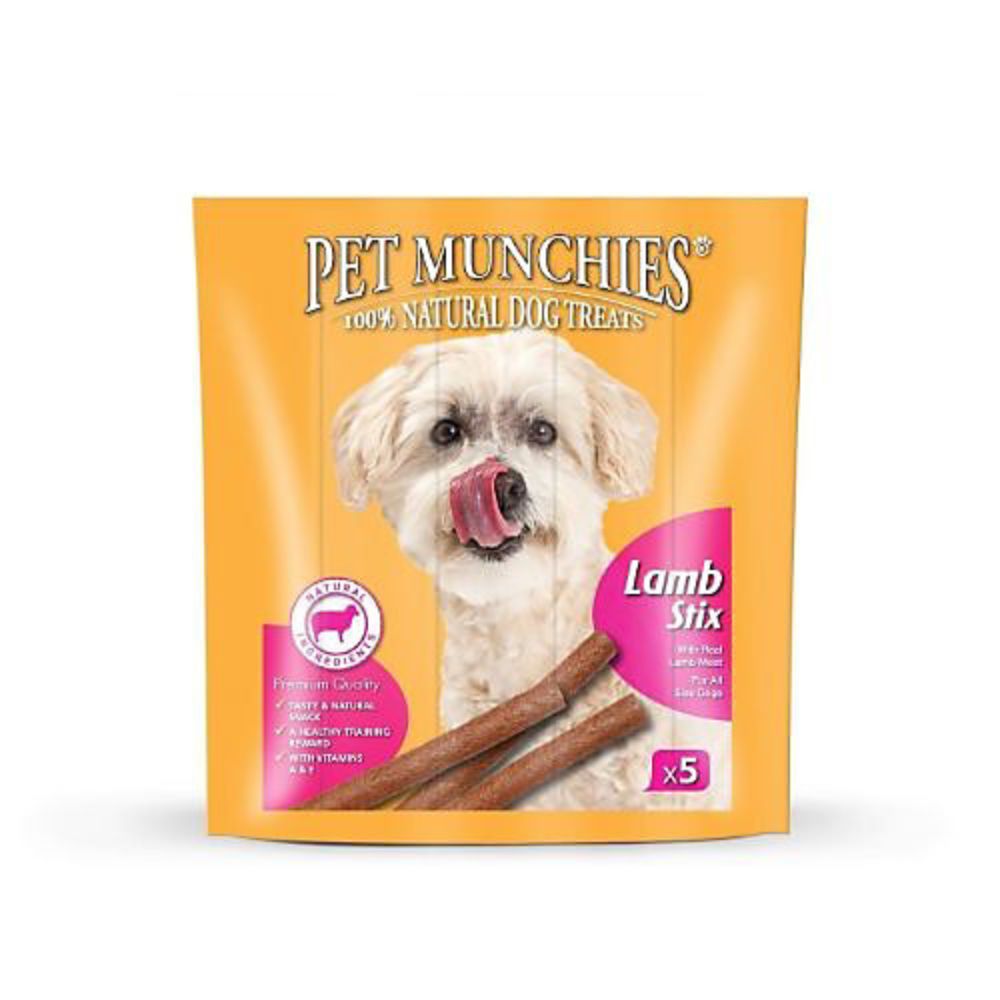 Pet Munchies 50g Lamb Stix Dog Treats