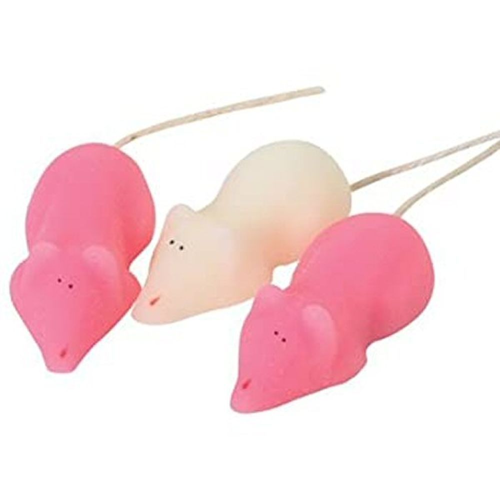 Pink & White Pack of 3 Sugar Mice