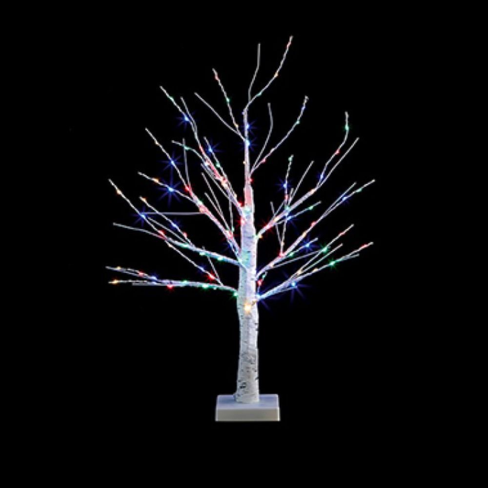 Premier 120 Battery Operated Multi Colour Twinkling Lit Birch Tree - LB261133M