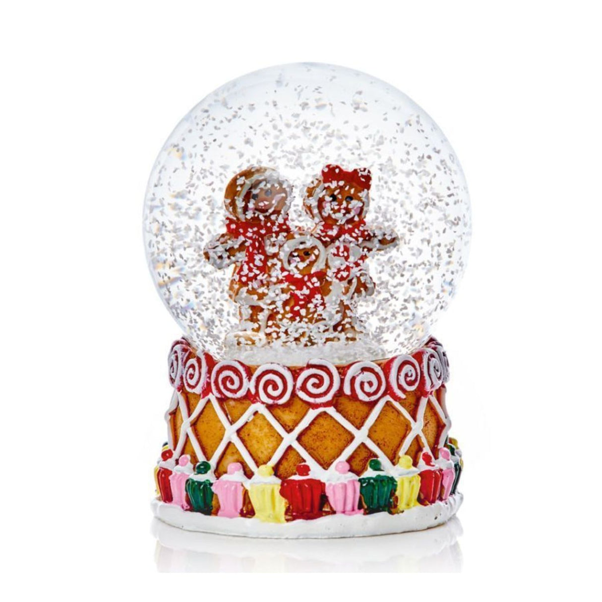 Premier 45mm Gingerbread Snow Globe (Choice of 2)