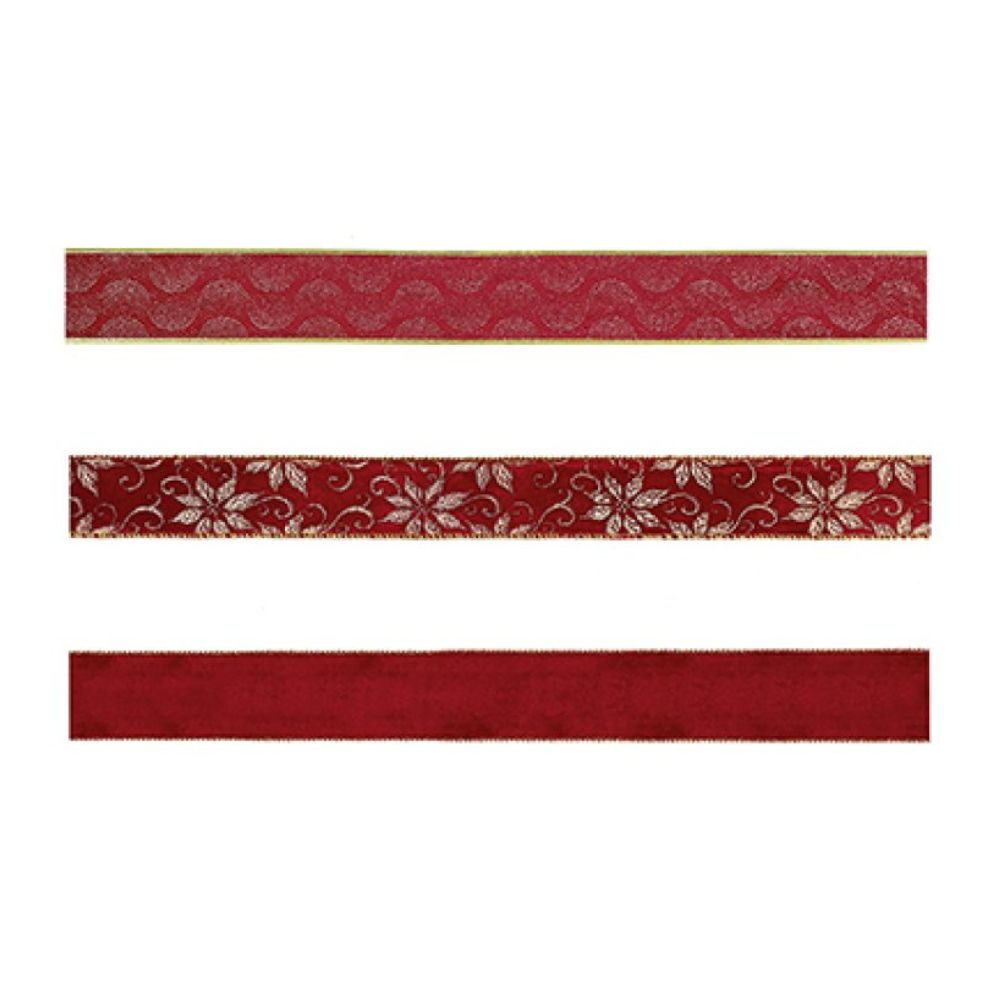 Premier 5m Burgundy Ribbon (Choice of 3)