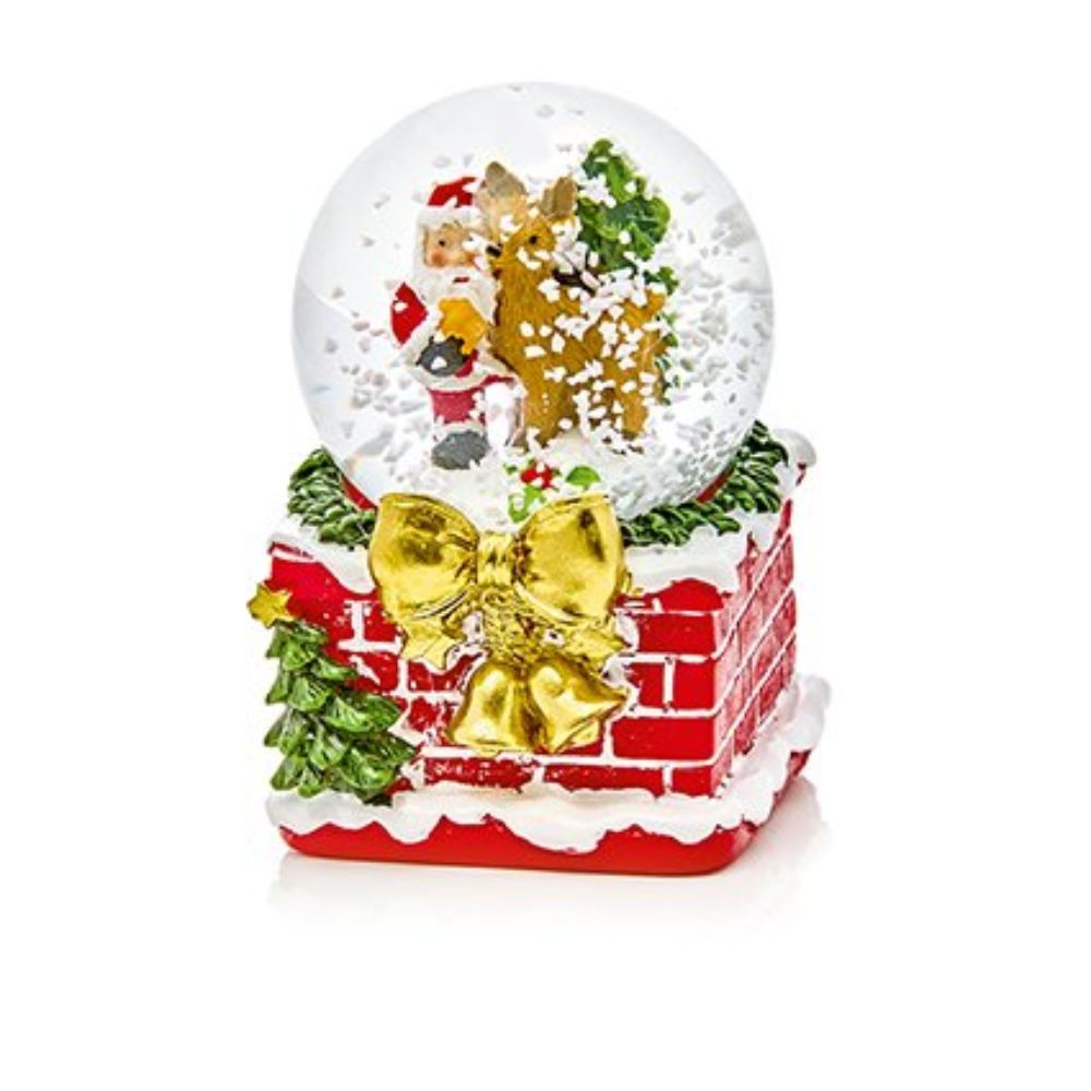 Premier Decorations 4cm Chimney Water Globe (Choice of 3)