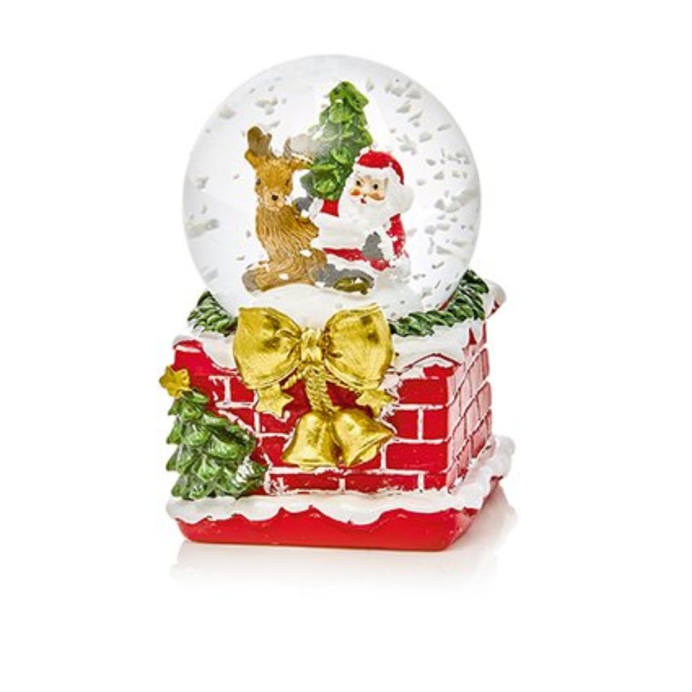 Premier Decorations 4cm Chimney Water Globe (Choice of 3)