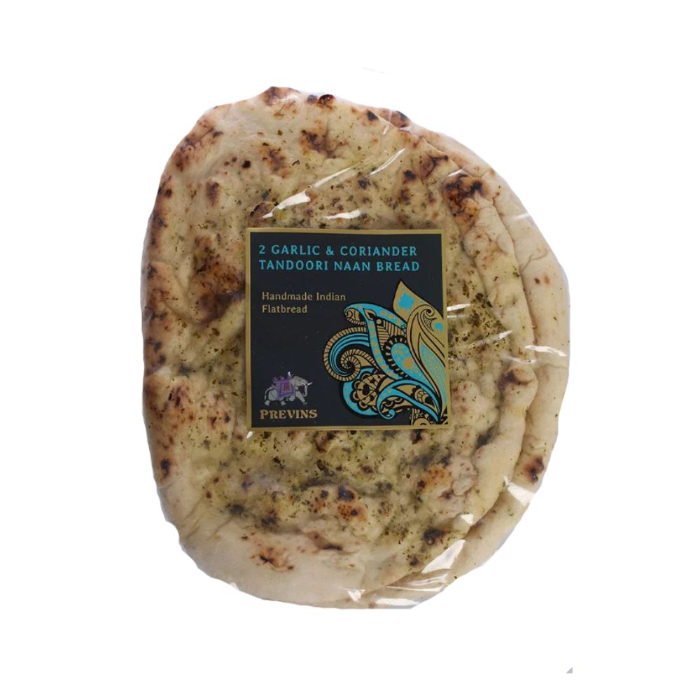 Previns 320g Garlic & Coriander Tandoori Naan