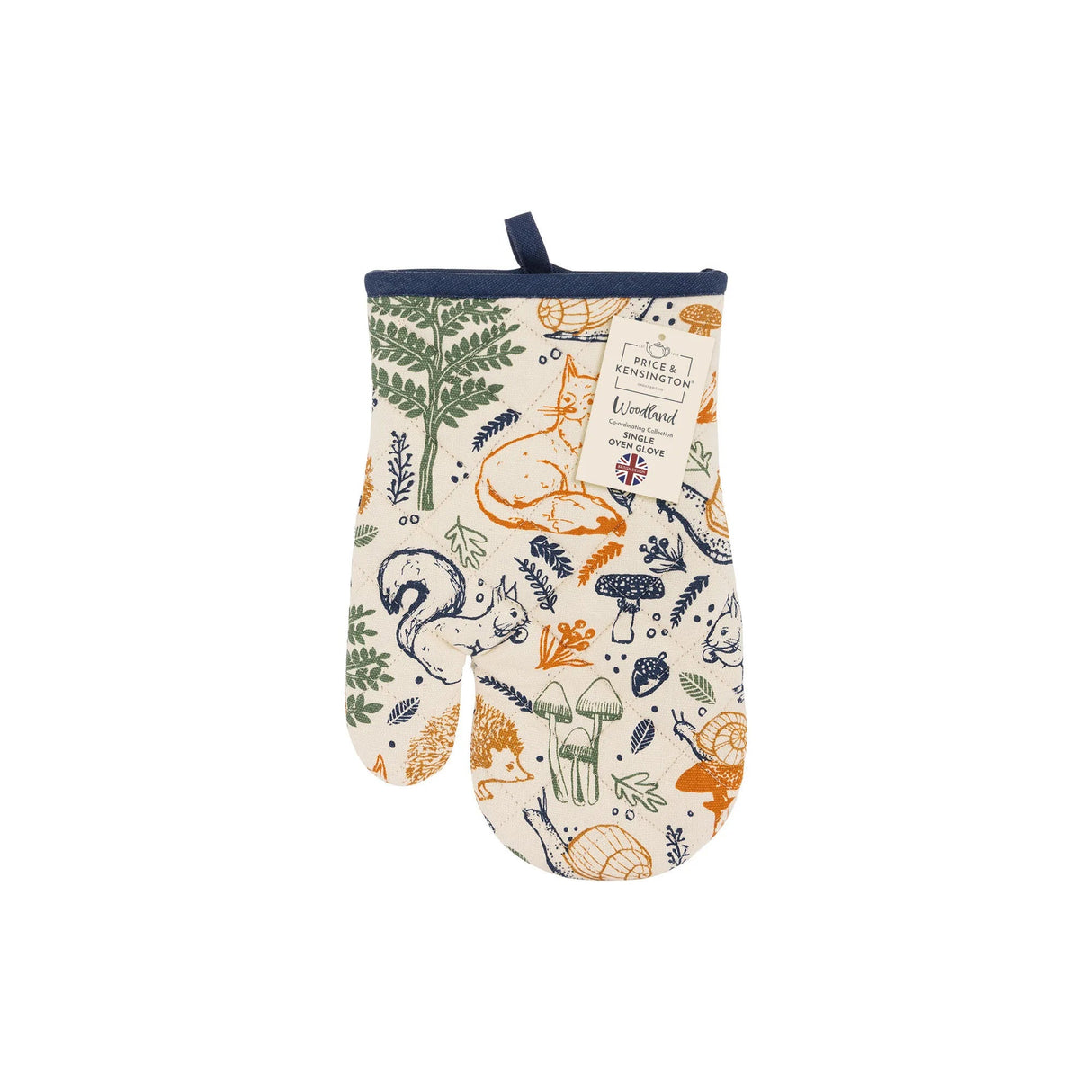 Price & Kensington Woodland Design Single Oven Glove - Old Railway Line Garden Centre