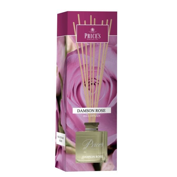 Prices Candles 100ml Damson Rose Reed Diffuser - Old Railway Line Garden Centre