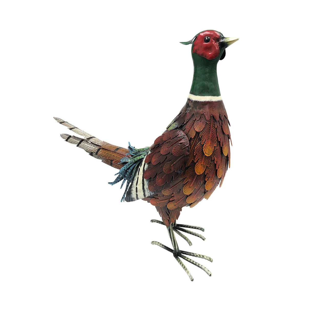 Primus 50cm Metal Ringed Pheasant Garden Ornament - Old Railway Line Garden Centre