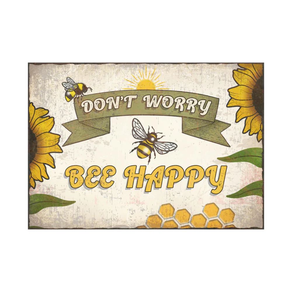 Primus Don't Worry Hanging Metal Wall Sign