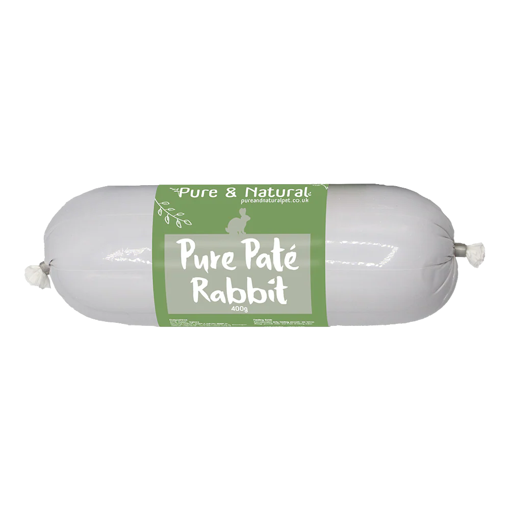 Pure & Natural 80g Rabbit Pate Sausage for Dogs