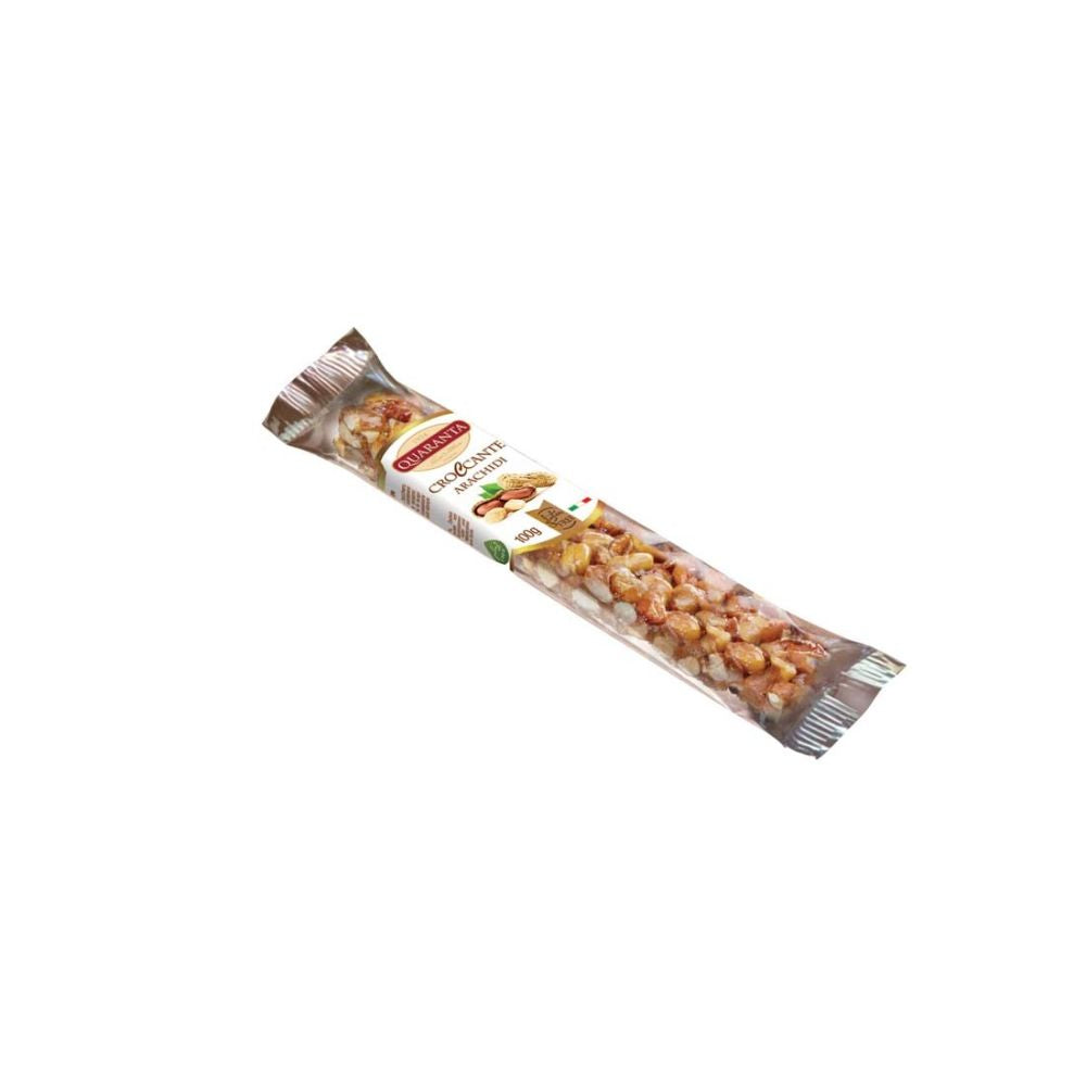 Quaranta 100g Crunchy Peanut Brittle Bar