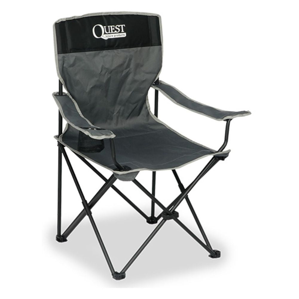 Quest Leisure Autograph Festival Camping Chair - Black