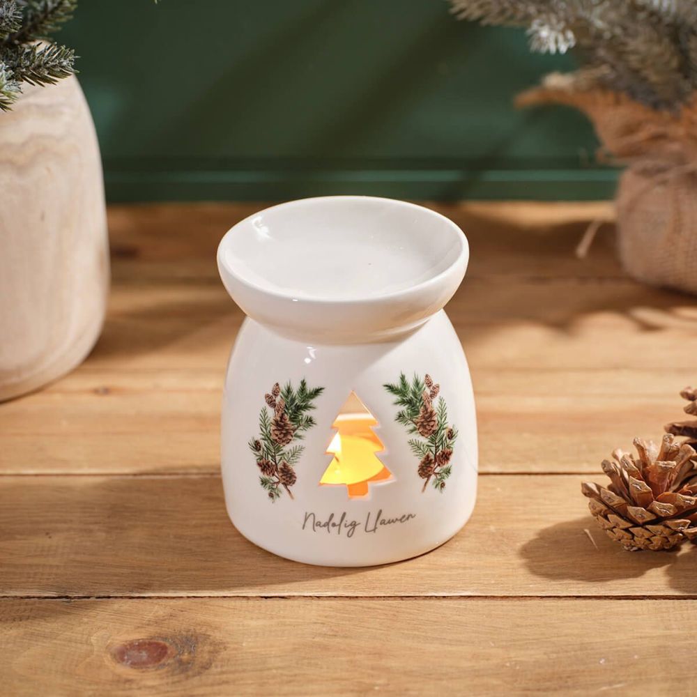 Richard Langs 11cm Welsh Evergreen Stone Wax Melt Burner