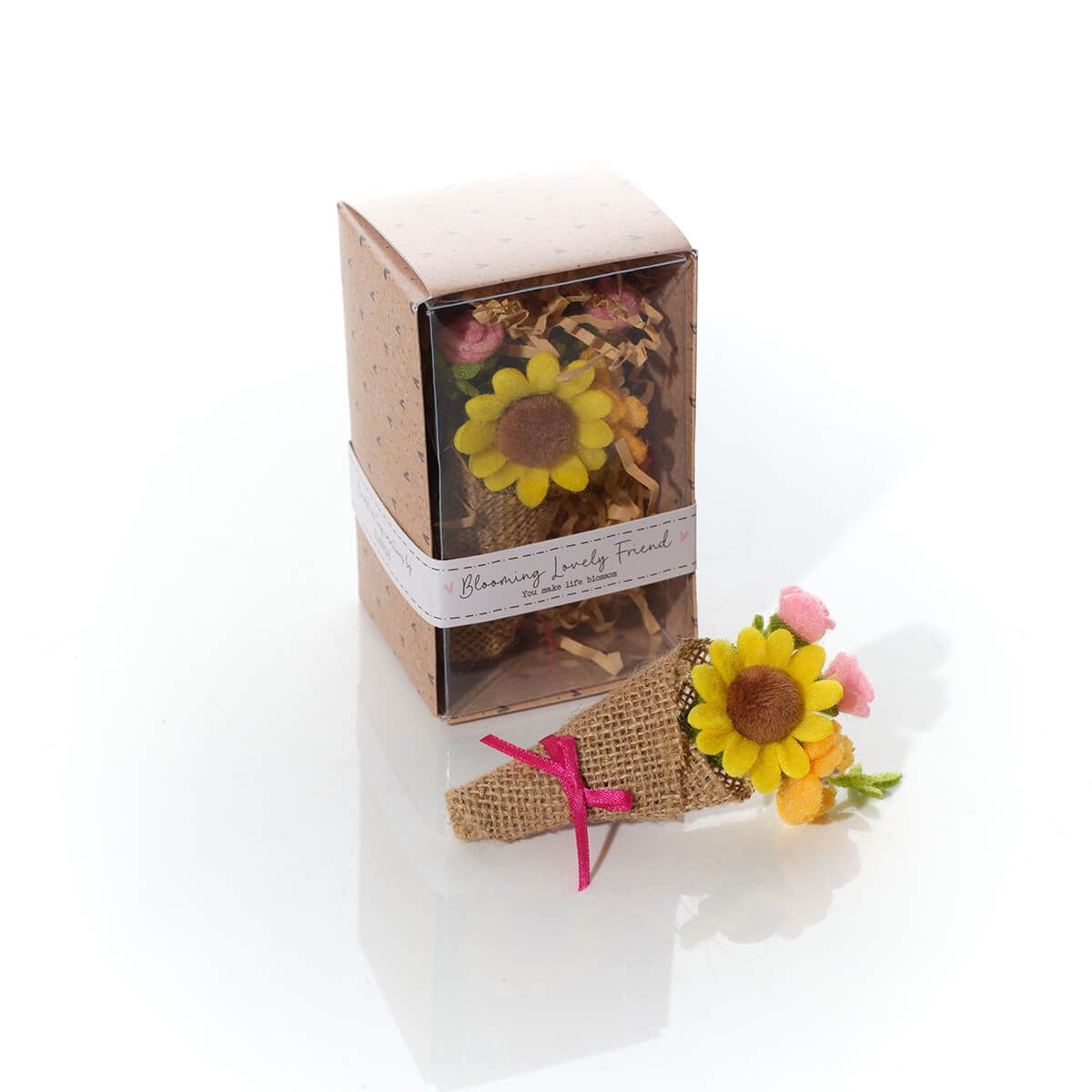 Richard Lang 12cm Bright and Beautiful Tiny World Mini Flower Bouquet (Choice of 4)