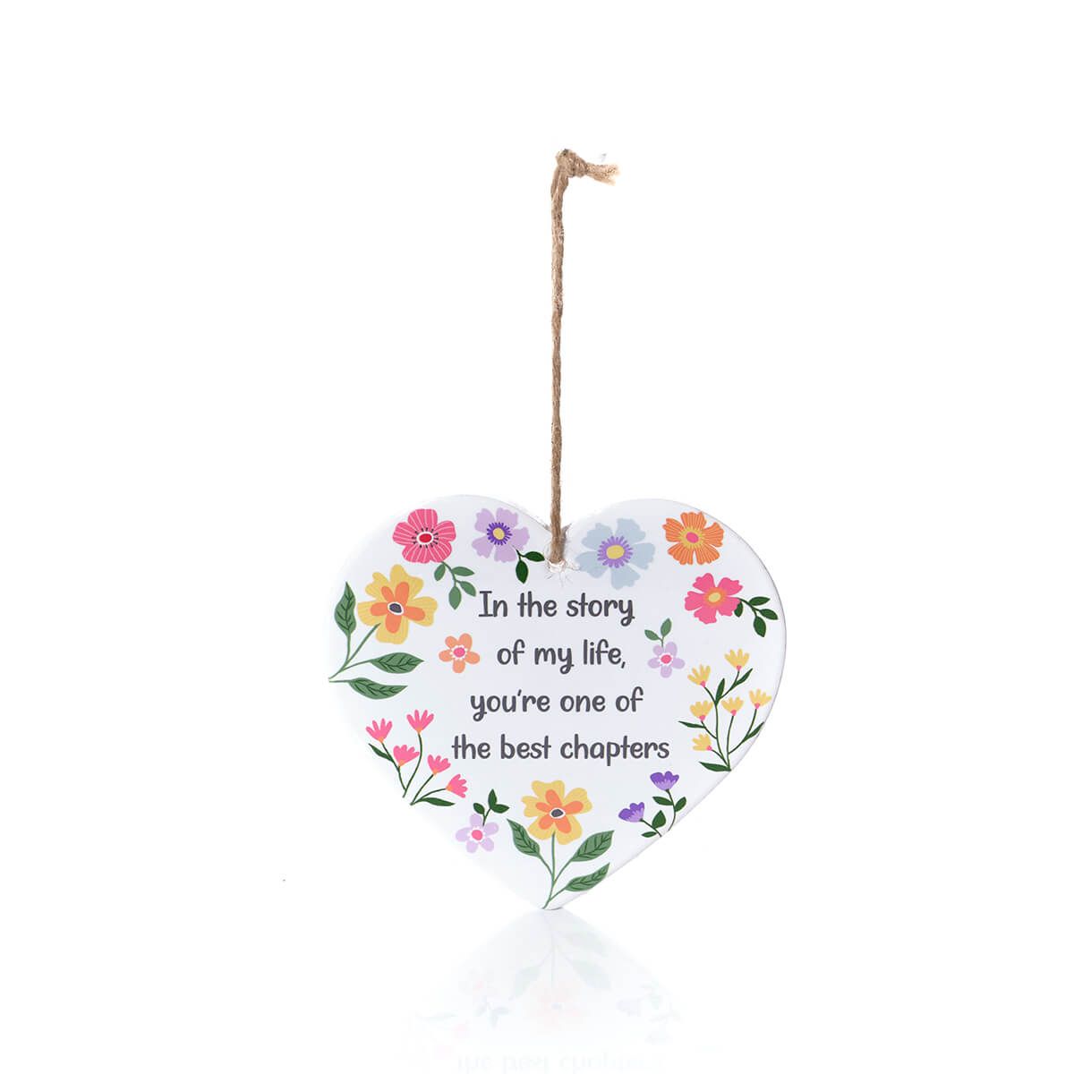 Richard Lang 15cm Bright & Beautiful Ceramic 'You're The Best' Hanging Heart