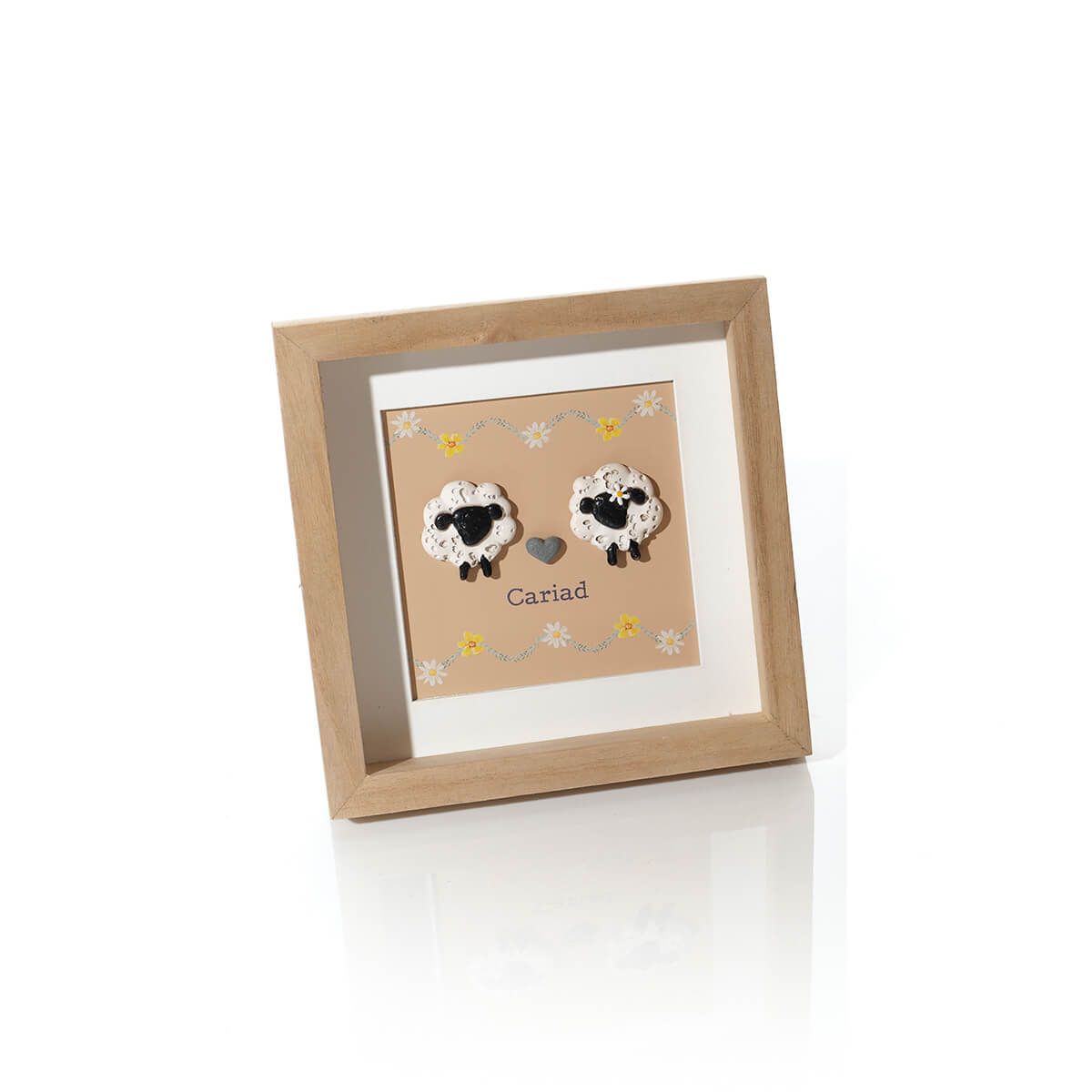 Richard Langs 18cm Welsh Sheep 'Cariad' 3D Plaque