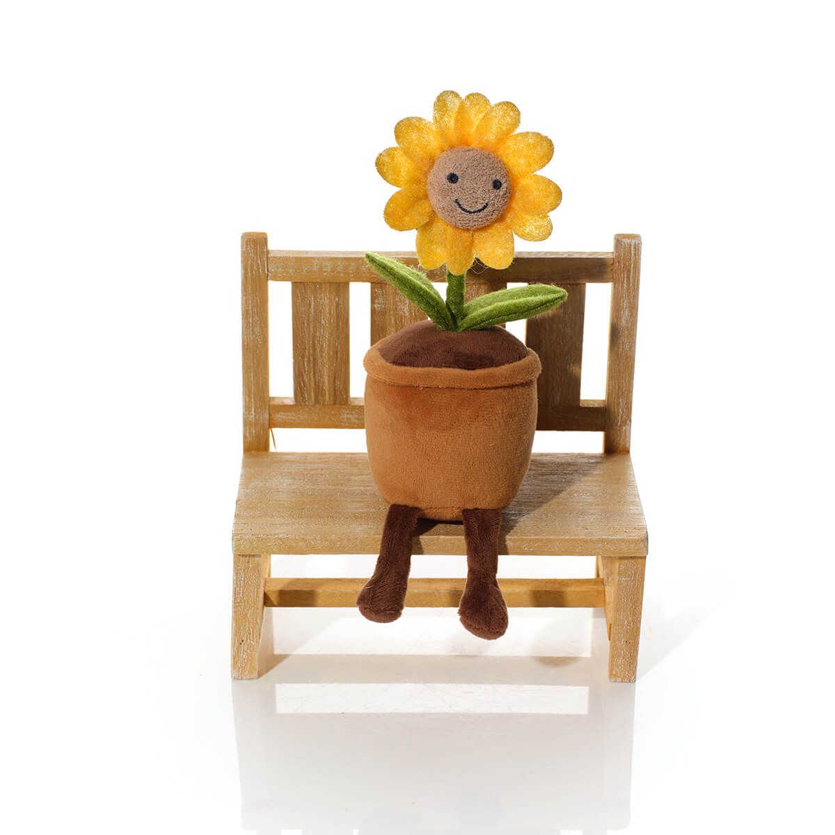Richard Langs 21cm Bright & Beautiful Daisy & Sunflower Pot Soft Plush Toy (Choice of 2)