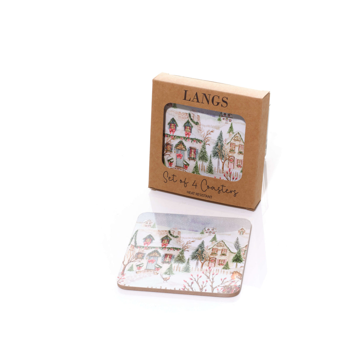 Richard Langs 10cm Holly Cottage Coaster Box