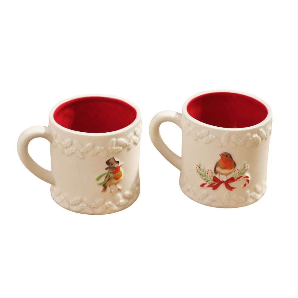 Richard Langs Robin Stoneware Mug (Choice of 2)
