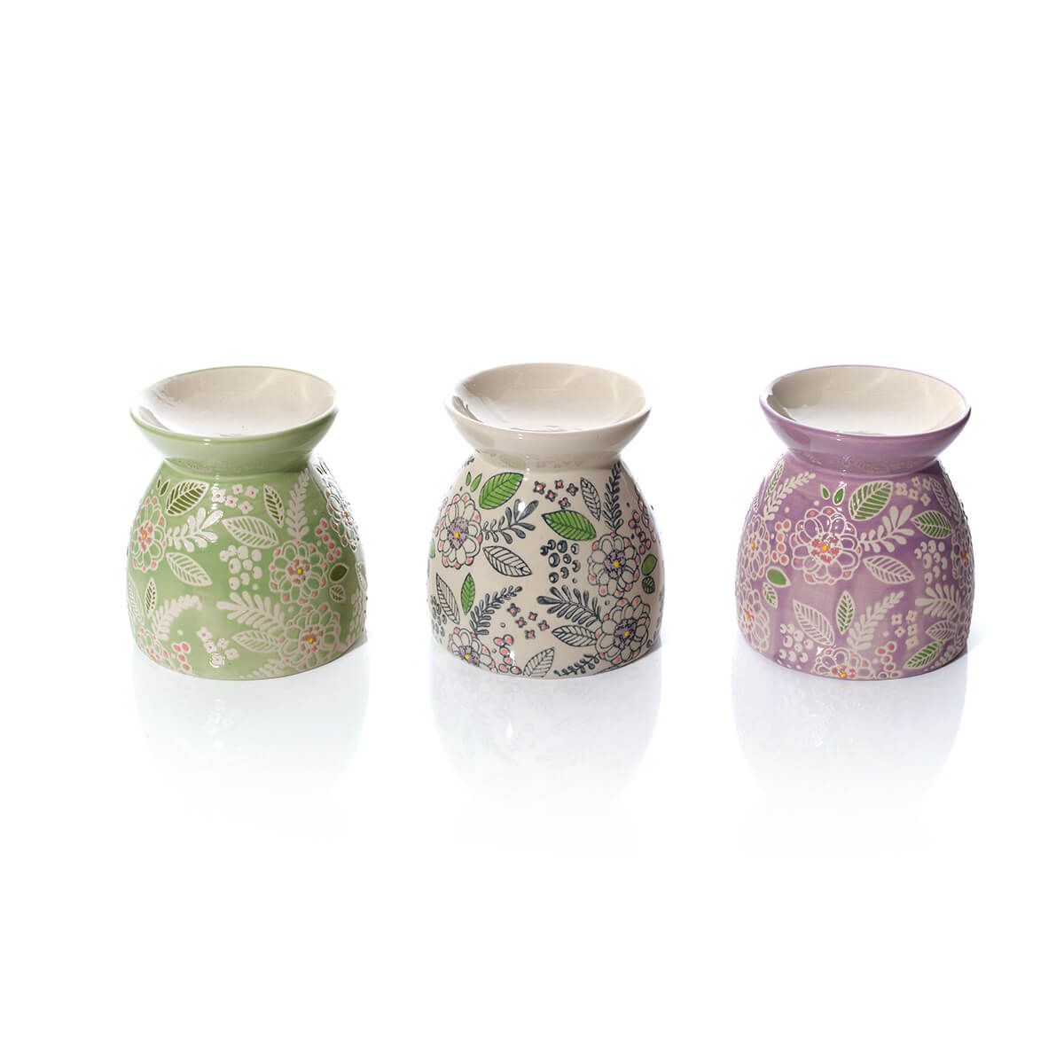 Richard Langs 11cm Floral Serenade Wax Melt Burner (Choice of 3)