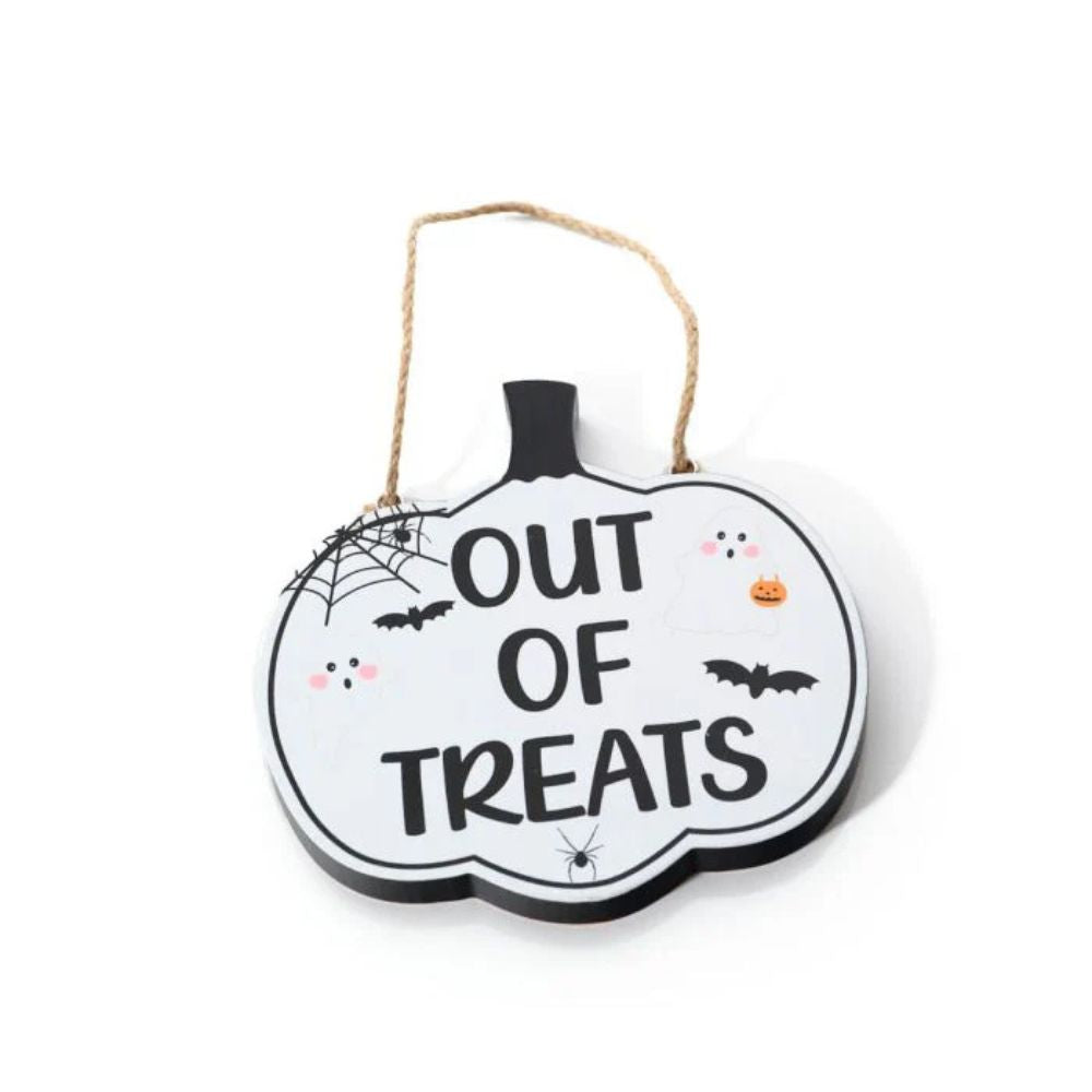 Richard Langs Spooktacular Reversible 'Trick or Treat' Wooden Hanger