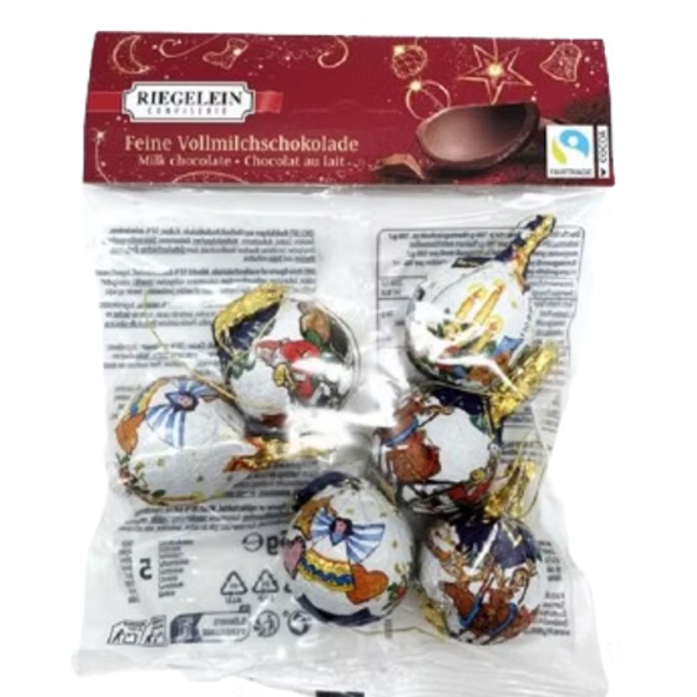 Rieglein 75g Milk Chocolate Baubles