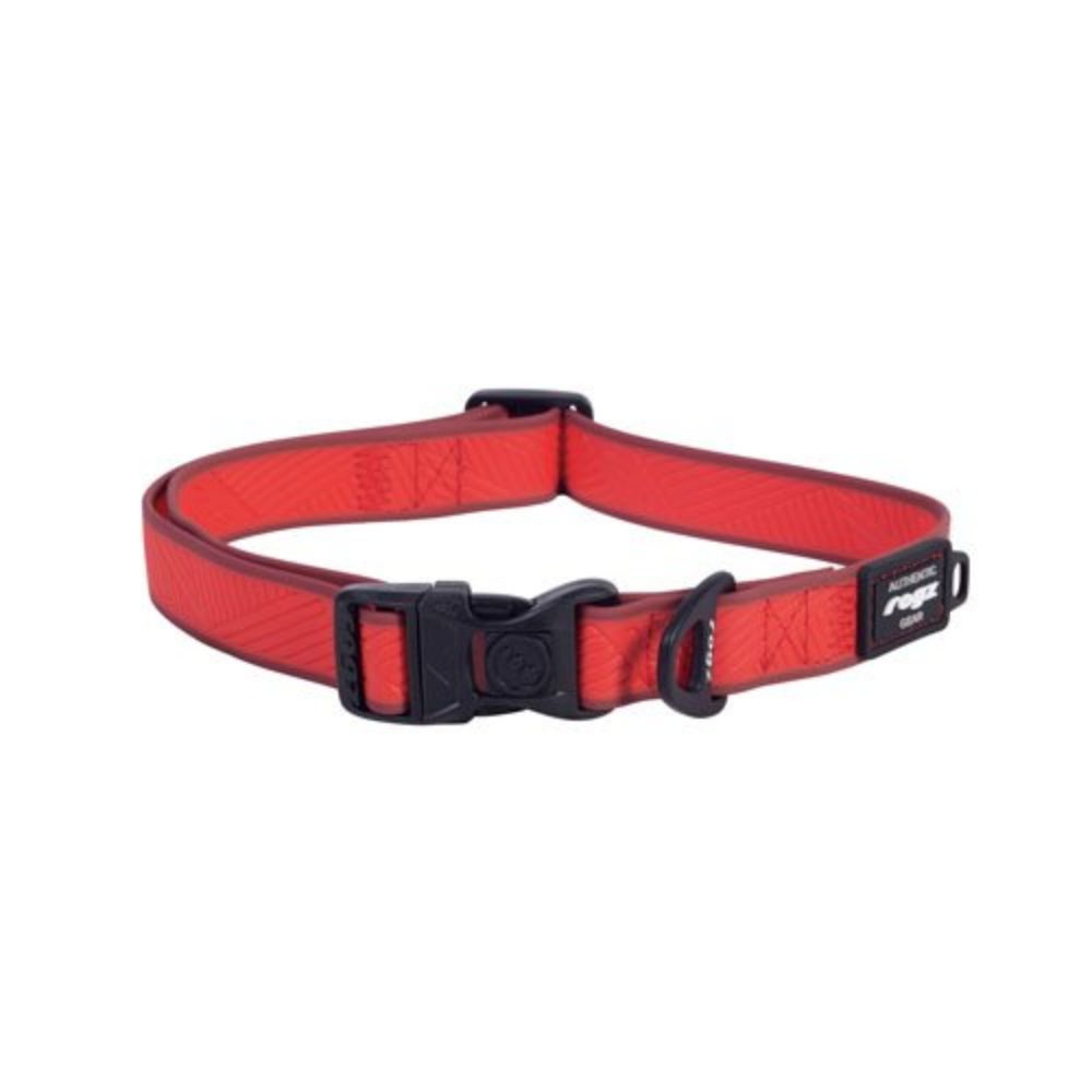 ROGZ Large Red Classic Amphibian Dog Collar
