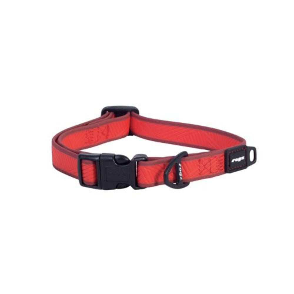 ROGZ Medium Red Classic Amphibian Dog Collar