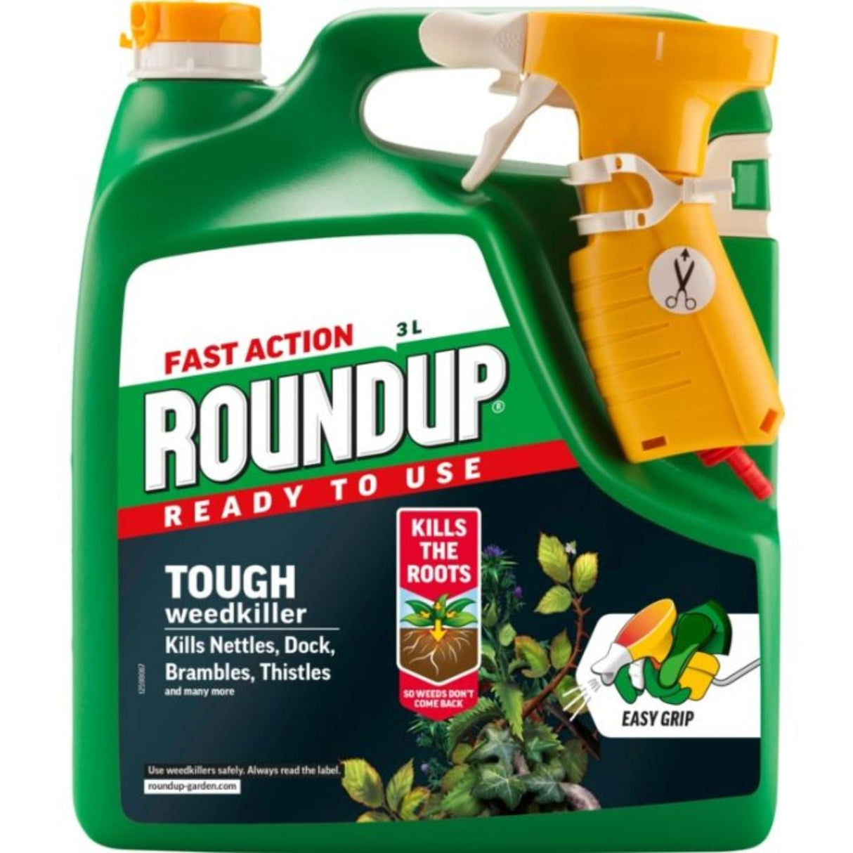 Roundup Tough 3 Litre Weedkiller - Old Railway Line Garden Centre