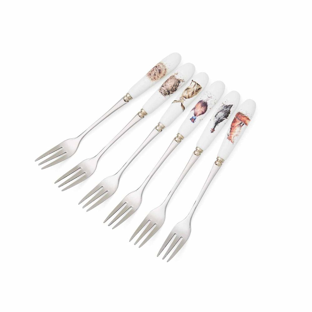 Wrendale Designs Set of 6 Pastry Forks