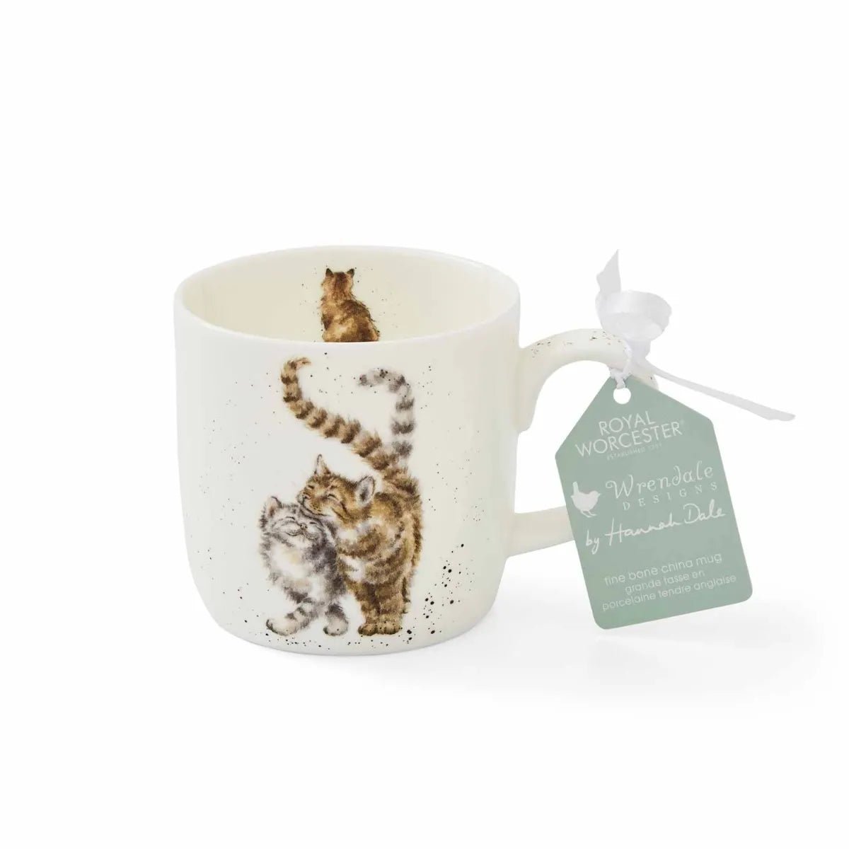 Royal Worcester Wrendale Feline Good Cat Fine Bone China Mug - Old Railway Line Garden Centre
