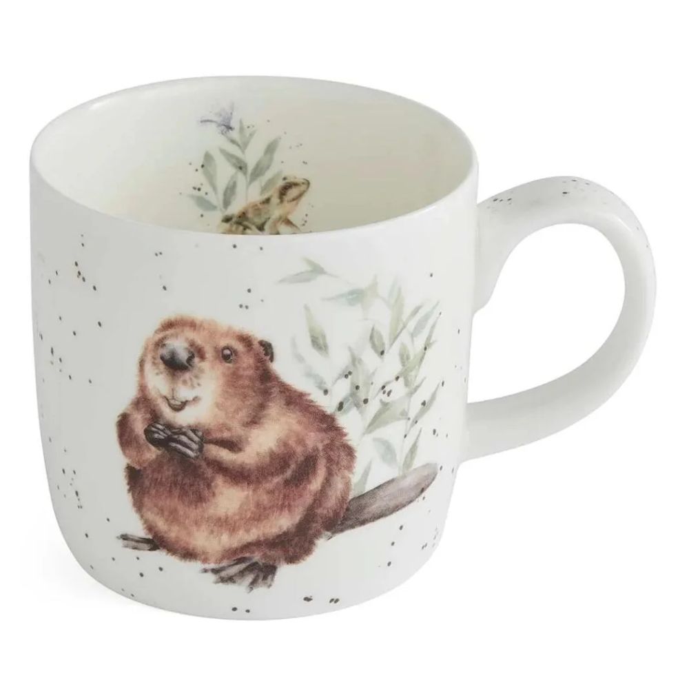 Royal Worcester Wrendale ' The Arborist Beaver' Mug