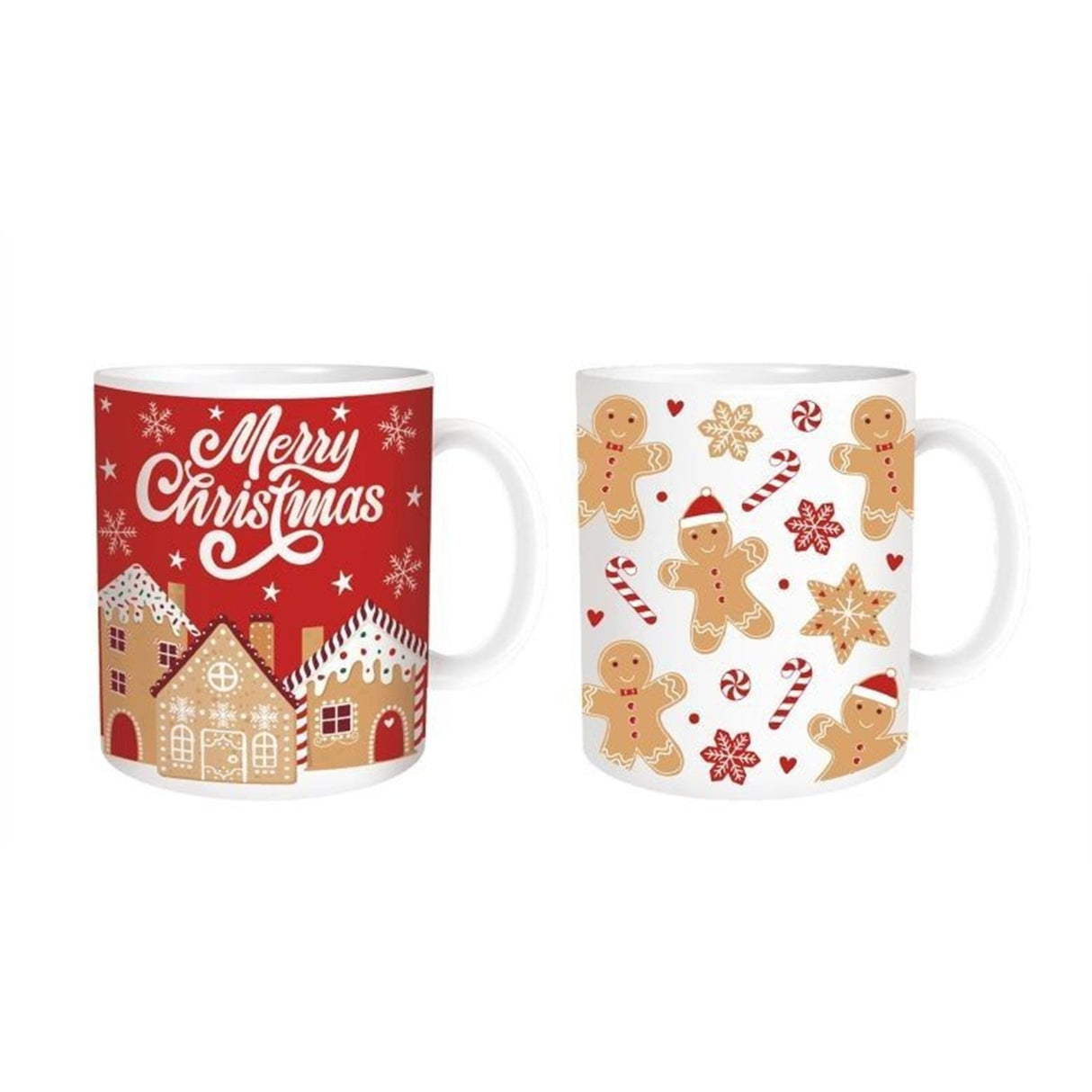RSW 9cm Christmas Mugs Gingerbread or Gingerbread House (Choice of 2)