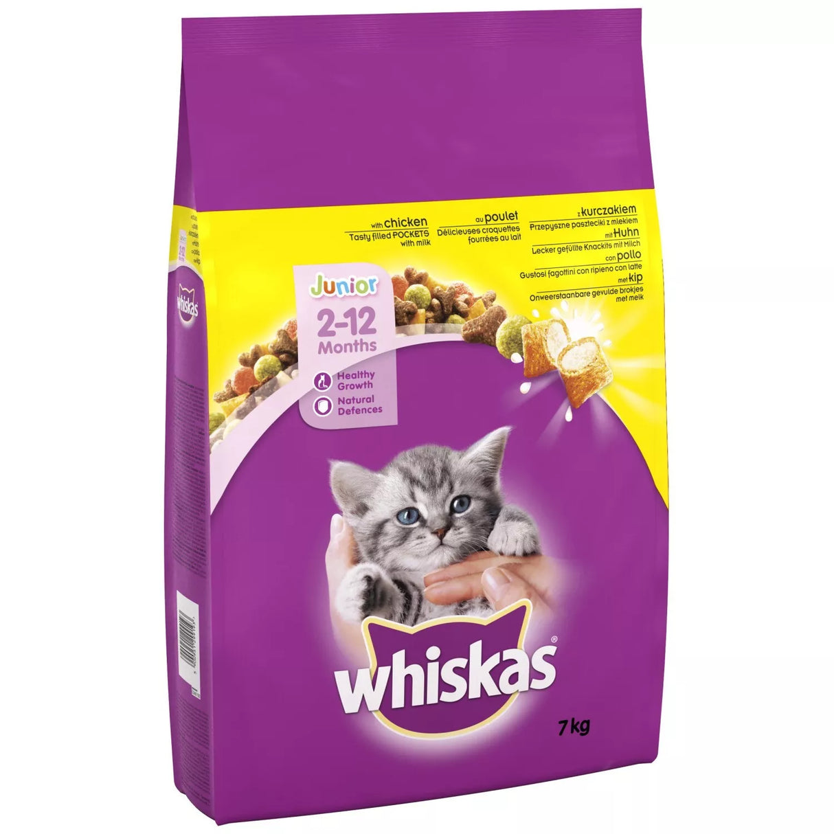 Whiskas 7kg Kitten & Junior Complete Dry Cat Food