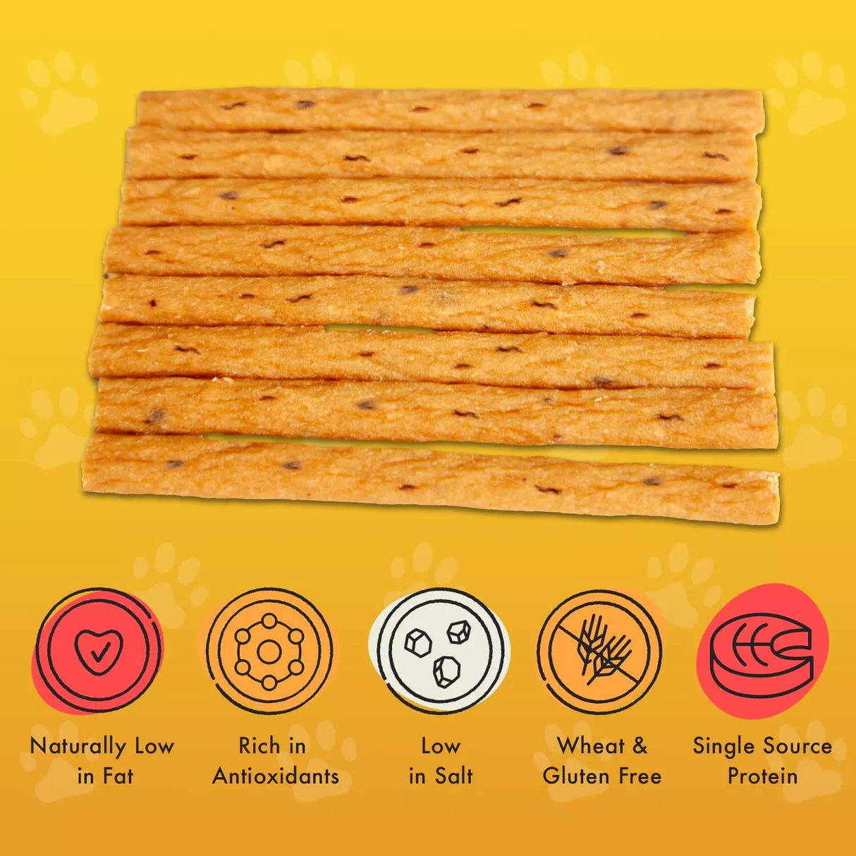 Pet Munchies 80g Dog Treats - Chicken with Blueberry Sticks