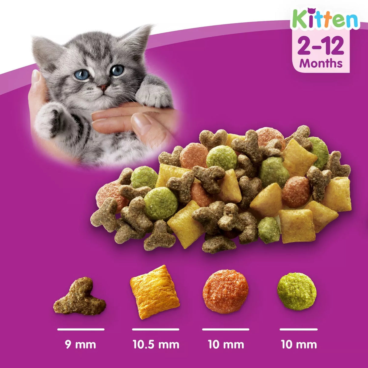 Whiskas 7kg Kitten & Junior Complete Dry Cat Food
