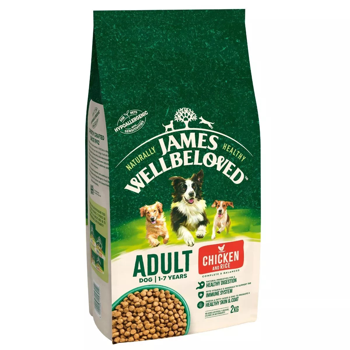 James Wellbeloved 2kg Adult Dog Chicken Dog Food Dog