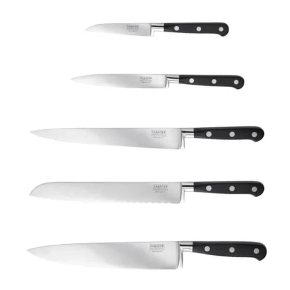Sabatier Professional 5 Piece Knife Set & Block