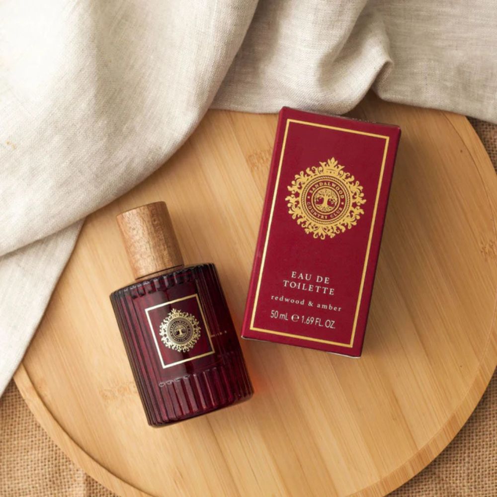 Sandalwood Country Club 50ml Redwood & Amber Eau de Toilette Perfume Spray - Old Railway Line Garden Centre