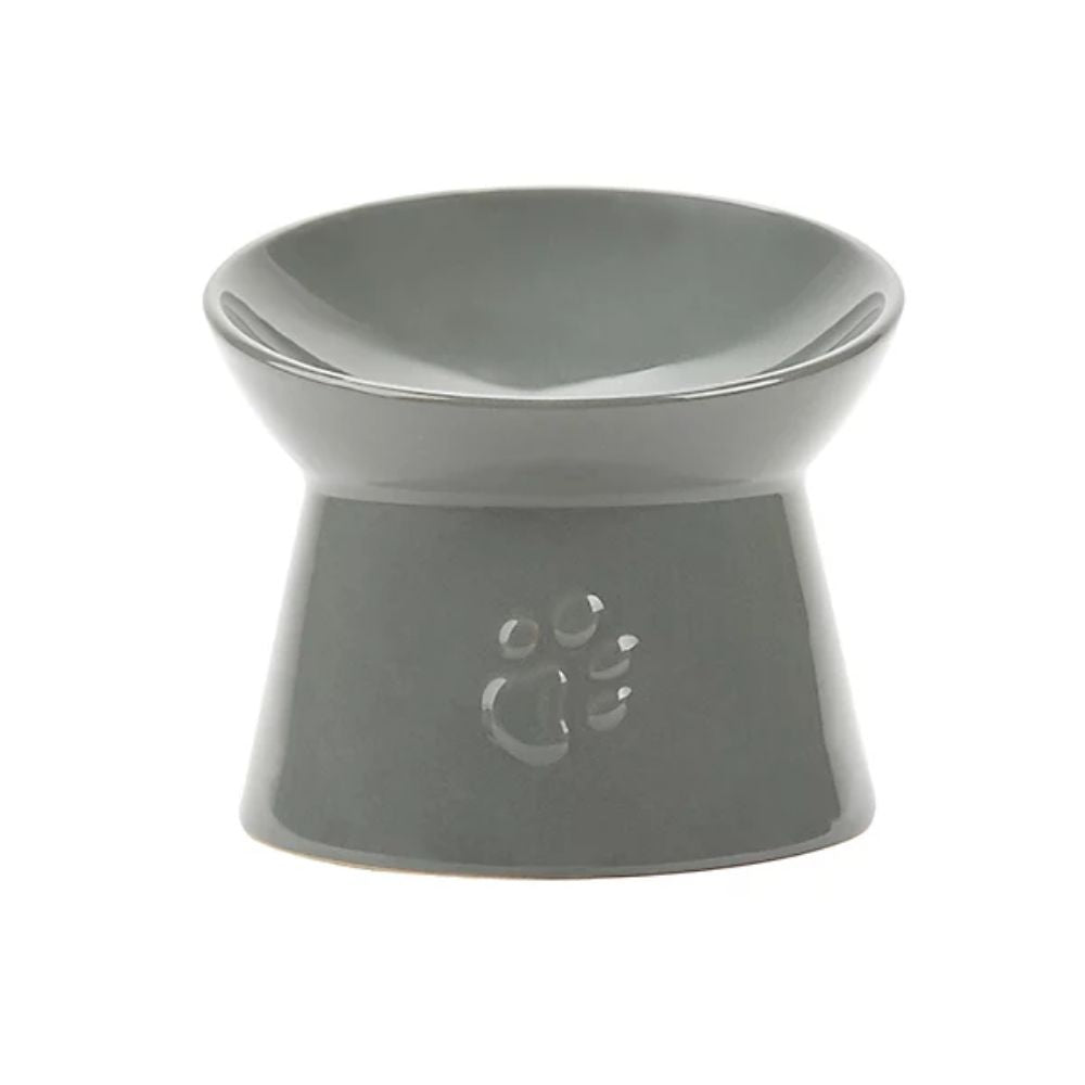 Scruffs 12cm Classic Grey Raised Cat Feeder Bowl