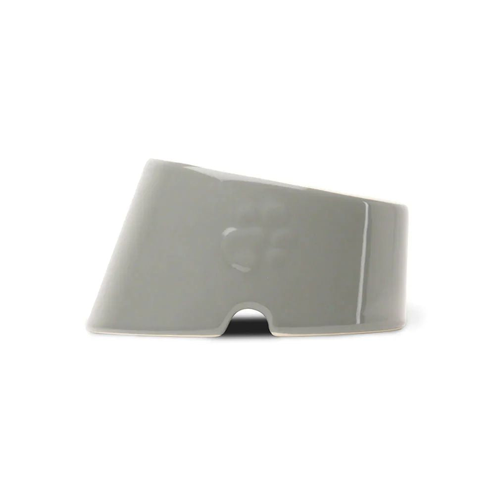 Scruffs 18cm Classic Grey Slanted Feeding Bowl